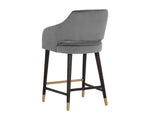 Adelaide Counter Stool - Alisa Dark Grey