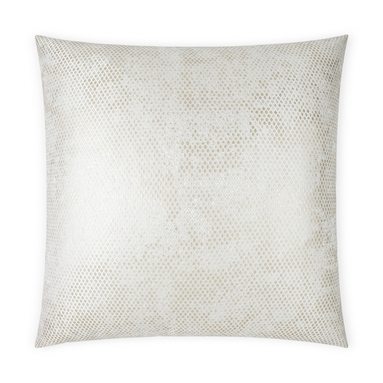 Pitone Decorative Throw Pillow - Ivory | DV Kap