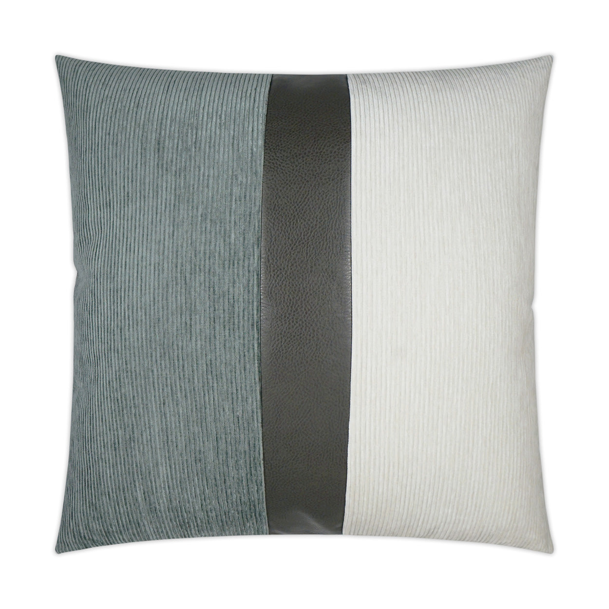 Ridges Band Decorative Throw Pillow - Haze/Ivory | DV Kap