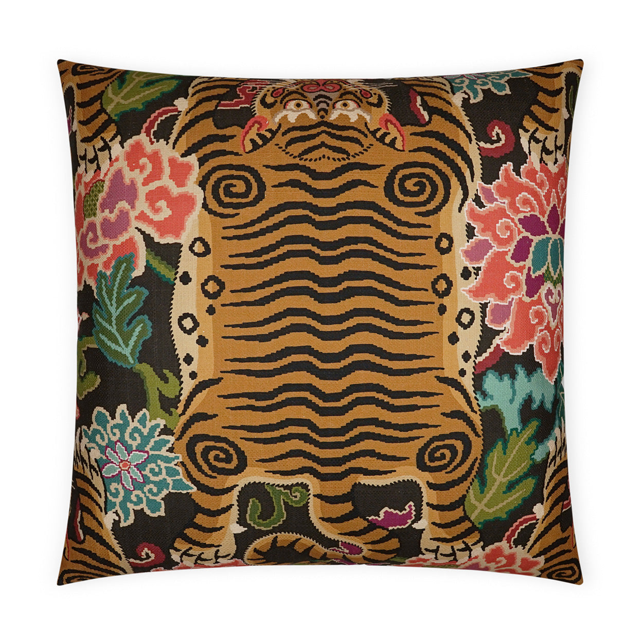 Tiger Eye Decorative Throw Pillow | DV Kap