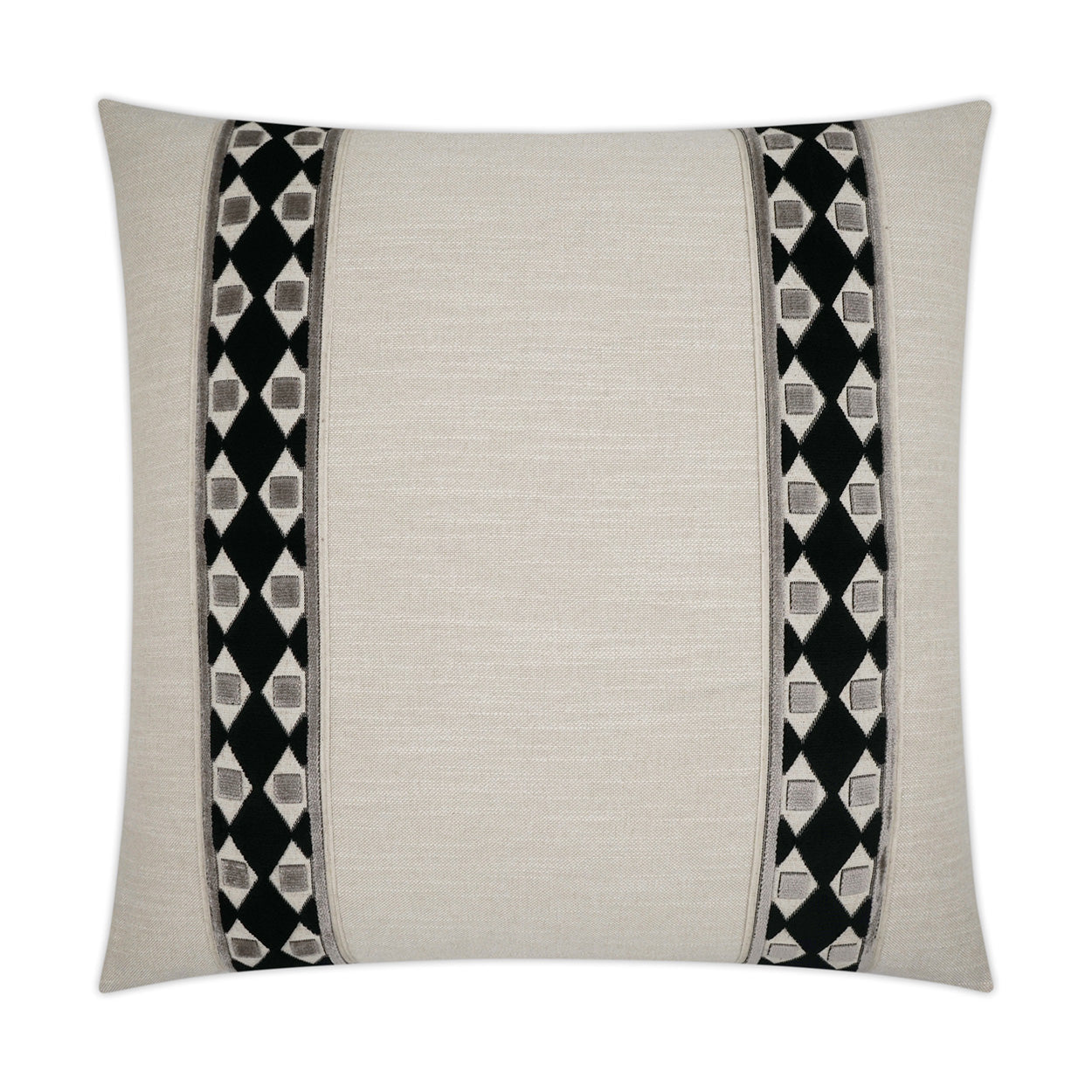 Cirque Decorative Throw Pillow - Black | DV Kap