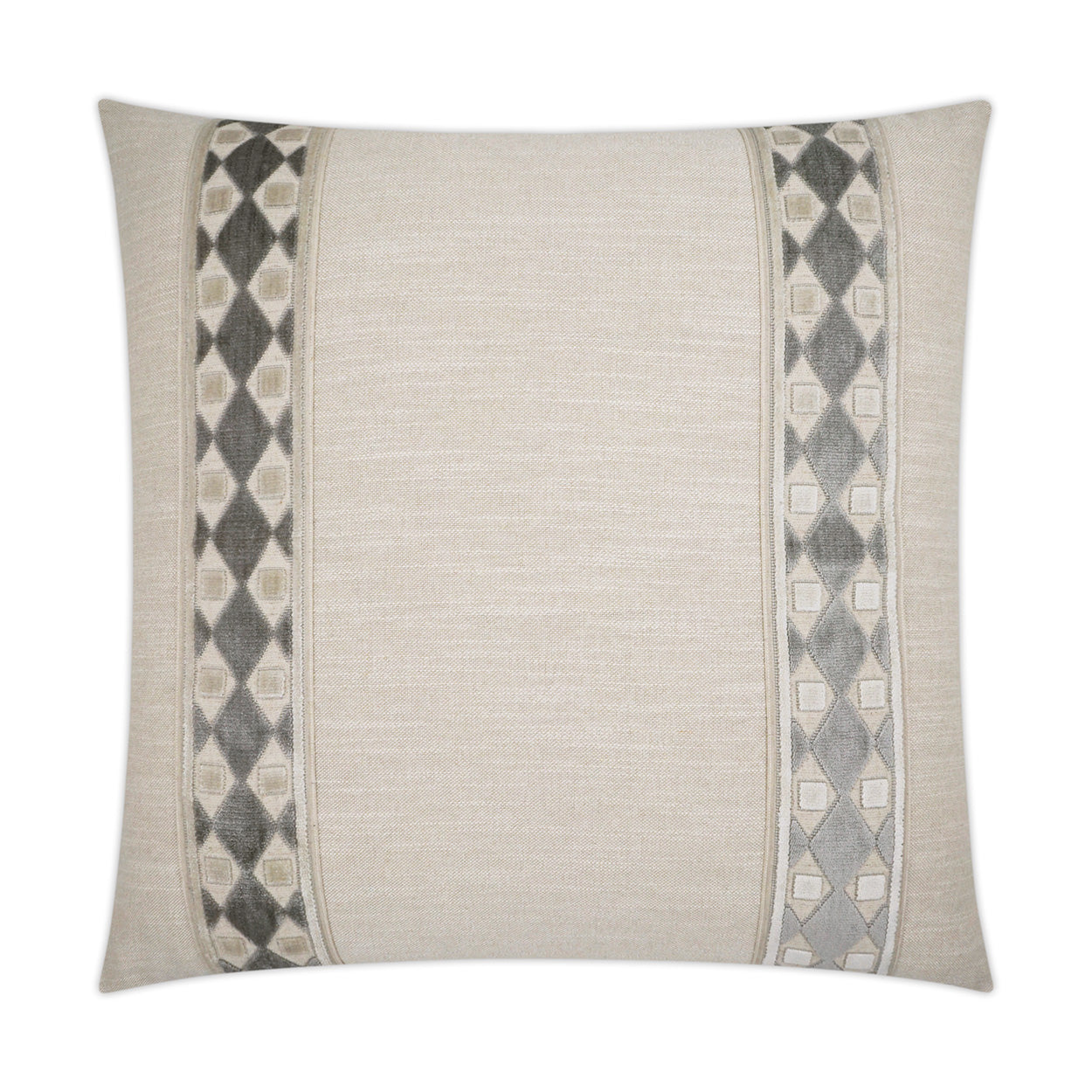 Cirque Decorative Throw Pillow - Ivory | DV Kap