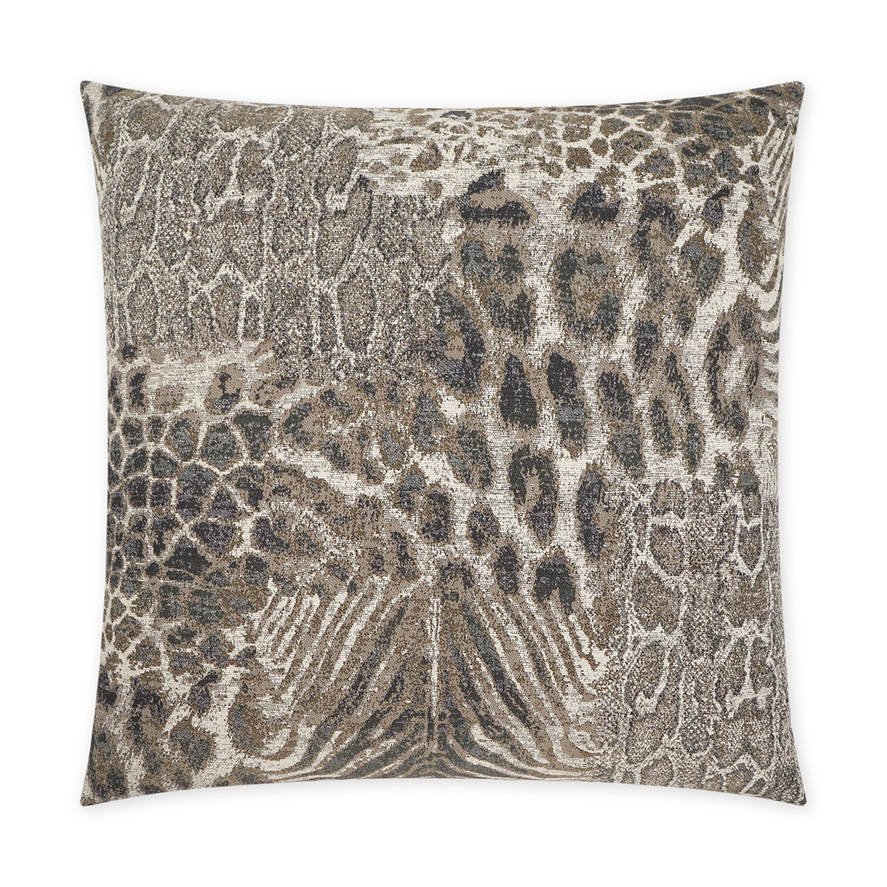 Serengeti Decorative Throw Pillow - Grey | DV Kap