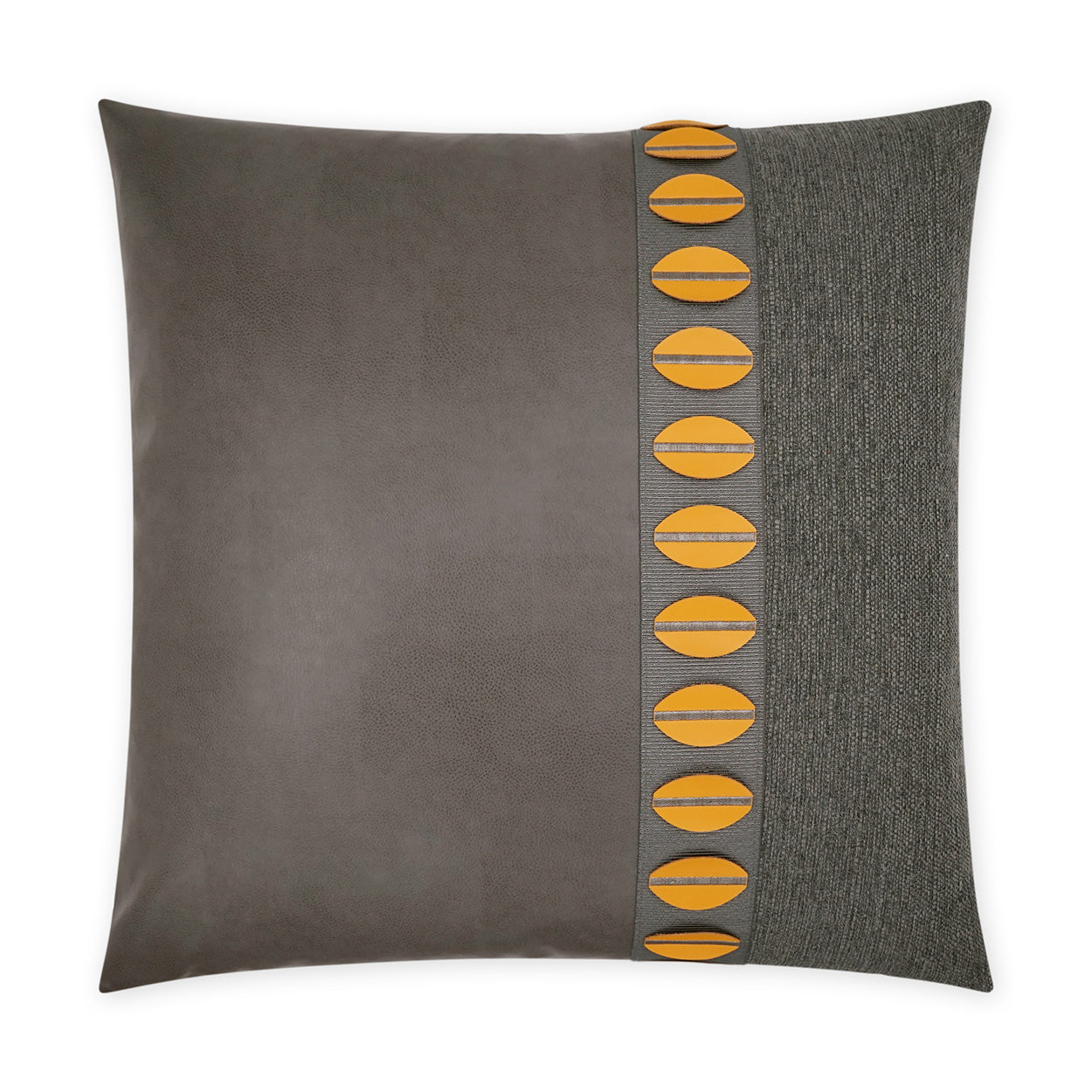 Paros Decorative Throw Pillow - Mustard | DV Kap