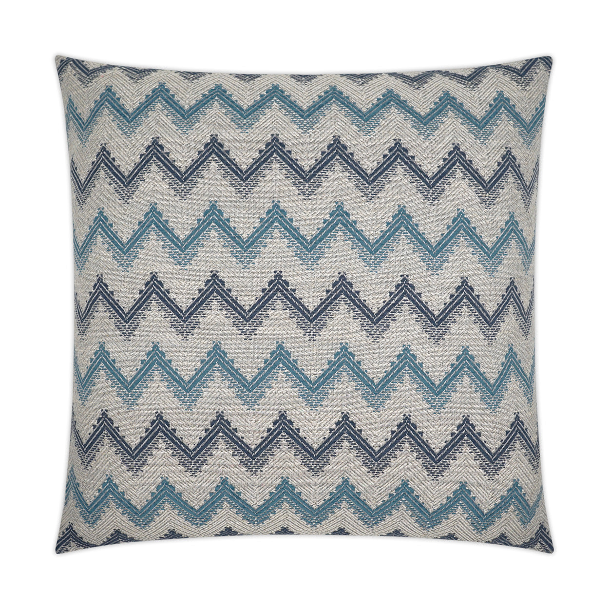 Parquet Decorative Throw Pillow - Blue | DV Kap