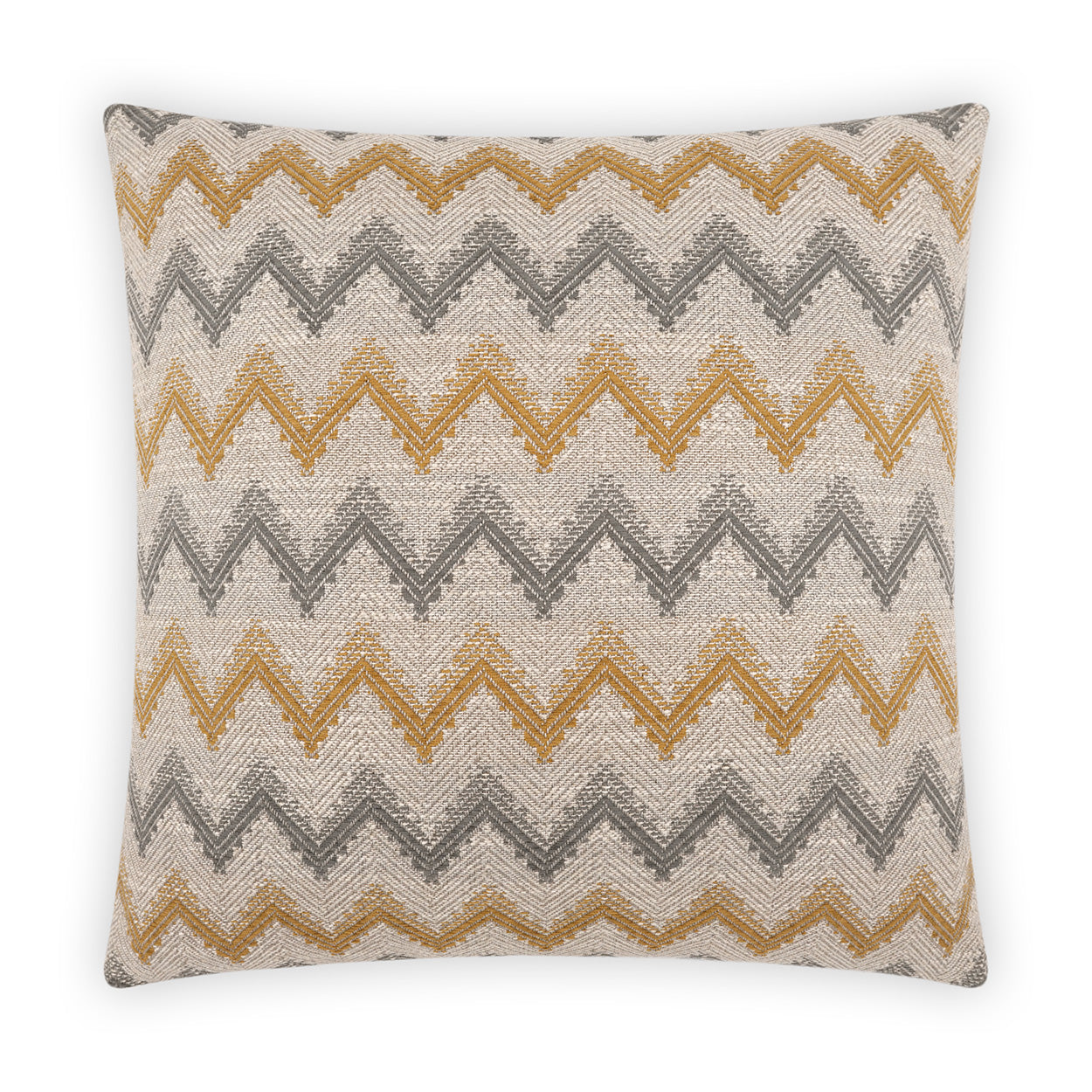 Parquet Decorative Throw Pillow - Gold | DV Kap