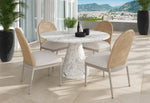 Calandri Dining Chair - Natural  Louis Cream