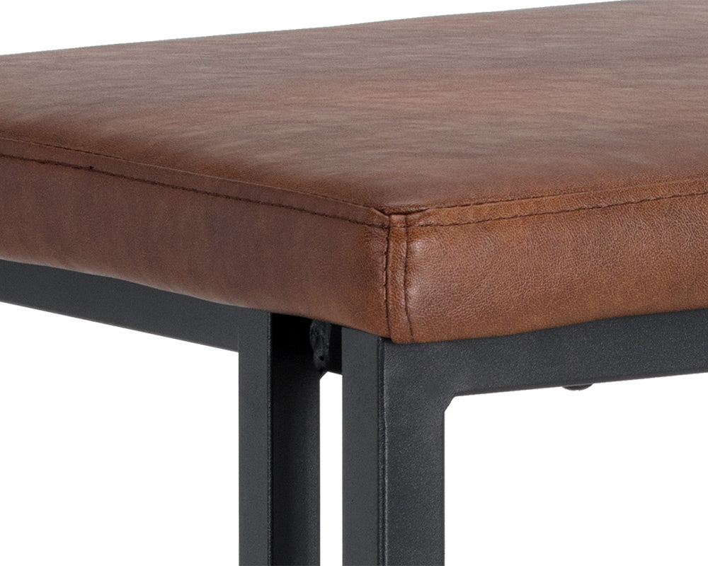 Boone Barstool - Black  Bravo Cognac