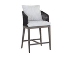 Capri Counter Stool - Smoke Grey  Copacabana Marble