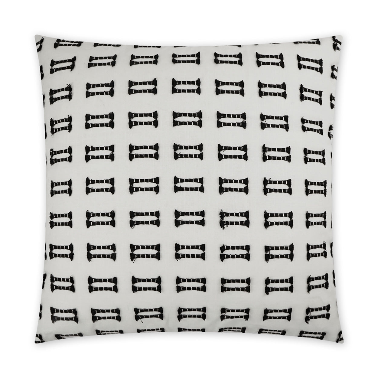 Tassels Decorative Throw Pillow - Tuxedo | DV Kap