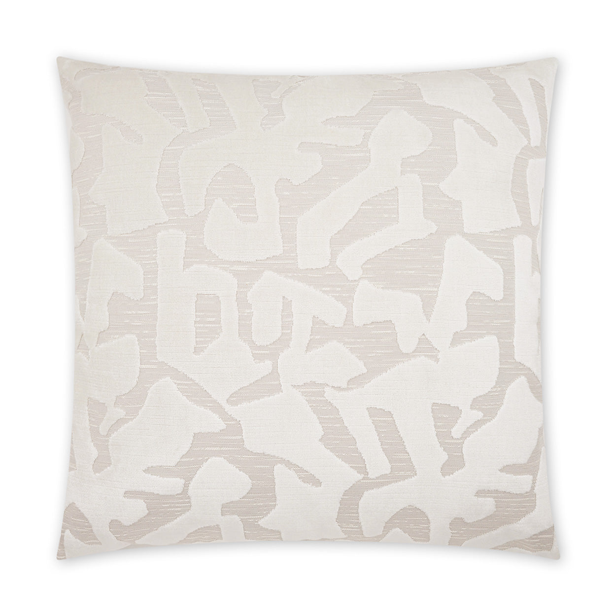 Banksy Decorative Throw Pillow - Ivory | DV Kap