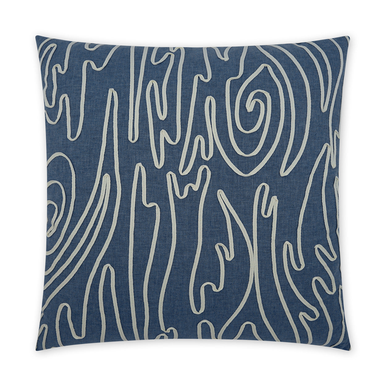 Swindler Decorative Throw Pillow - Denim | DV Kap