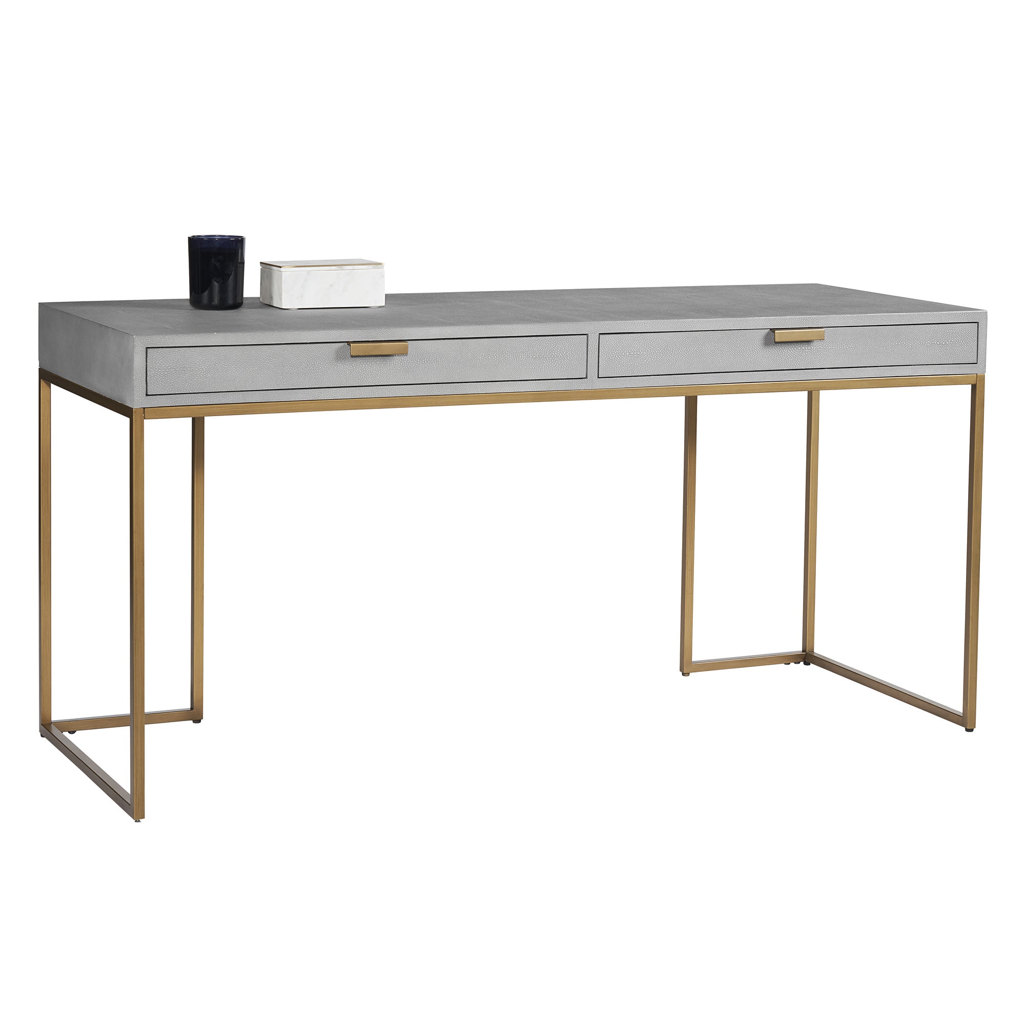 Jiro Desk - Grey Shagreen