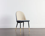 Kline Dining Chair - Dillon Cream / Dillon Thunder