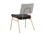 Brinley Dining Chair - Gold  Nightfall Black / Chacha Grey