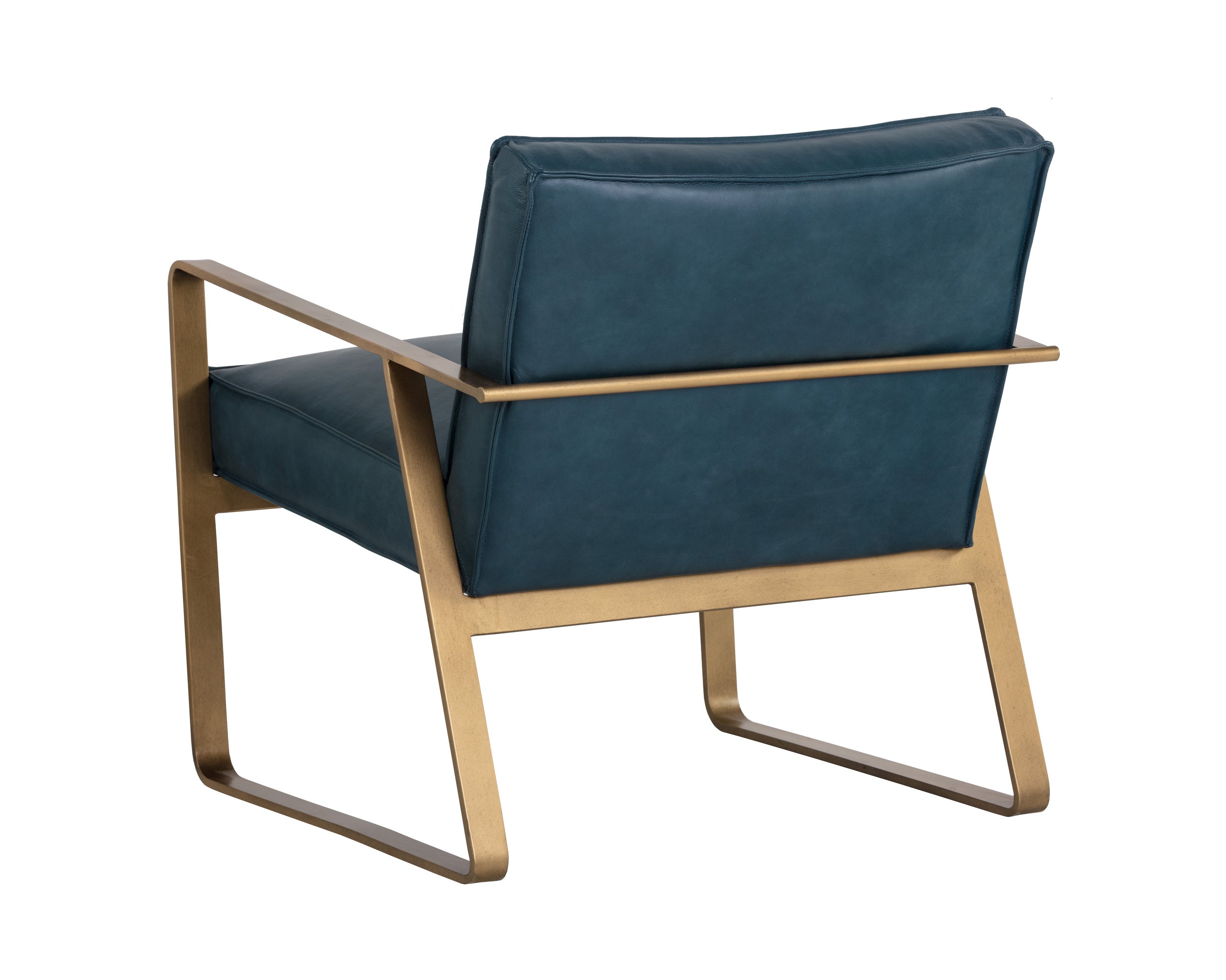 Kristoffer Lounge Chair - Vintage Peacock Leather