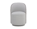 Cavoli Swivel Dining Chair - Mina Light Grey / Meg Ash