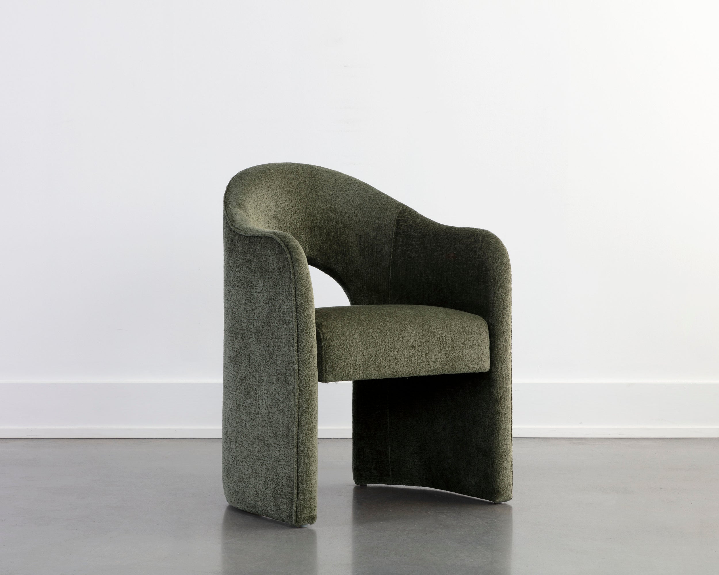 Anaya Dining Armchair - Bergen Olive