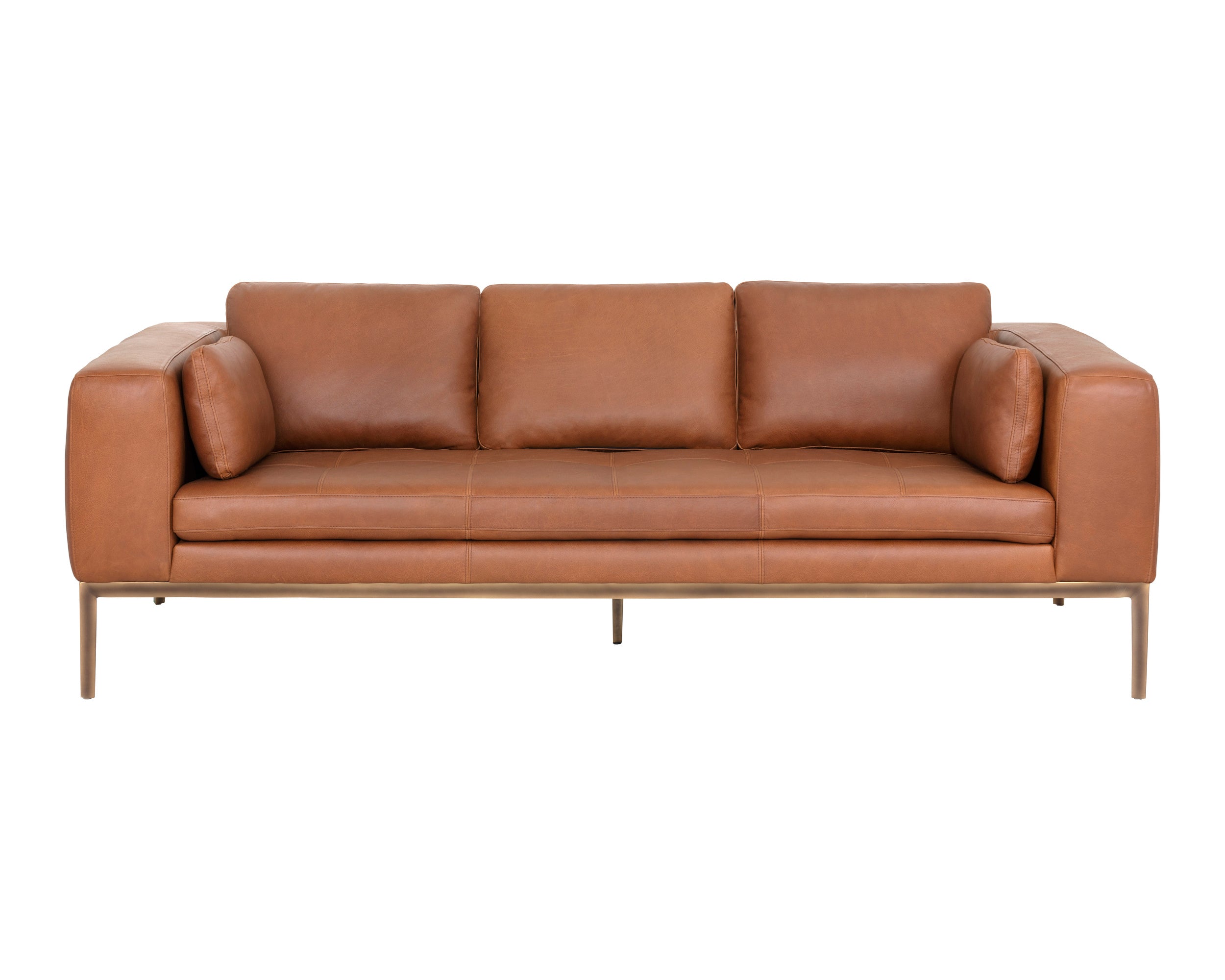 Burr Sofa - Behike Saddle Leather