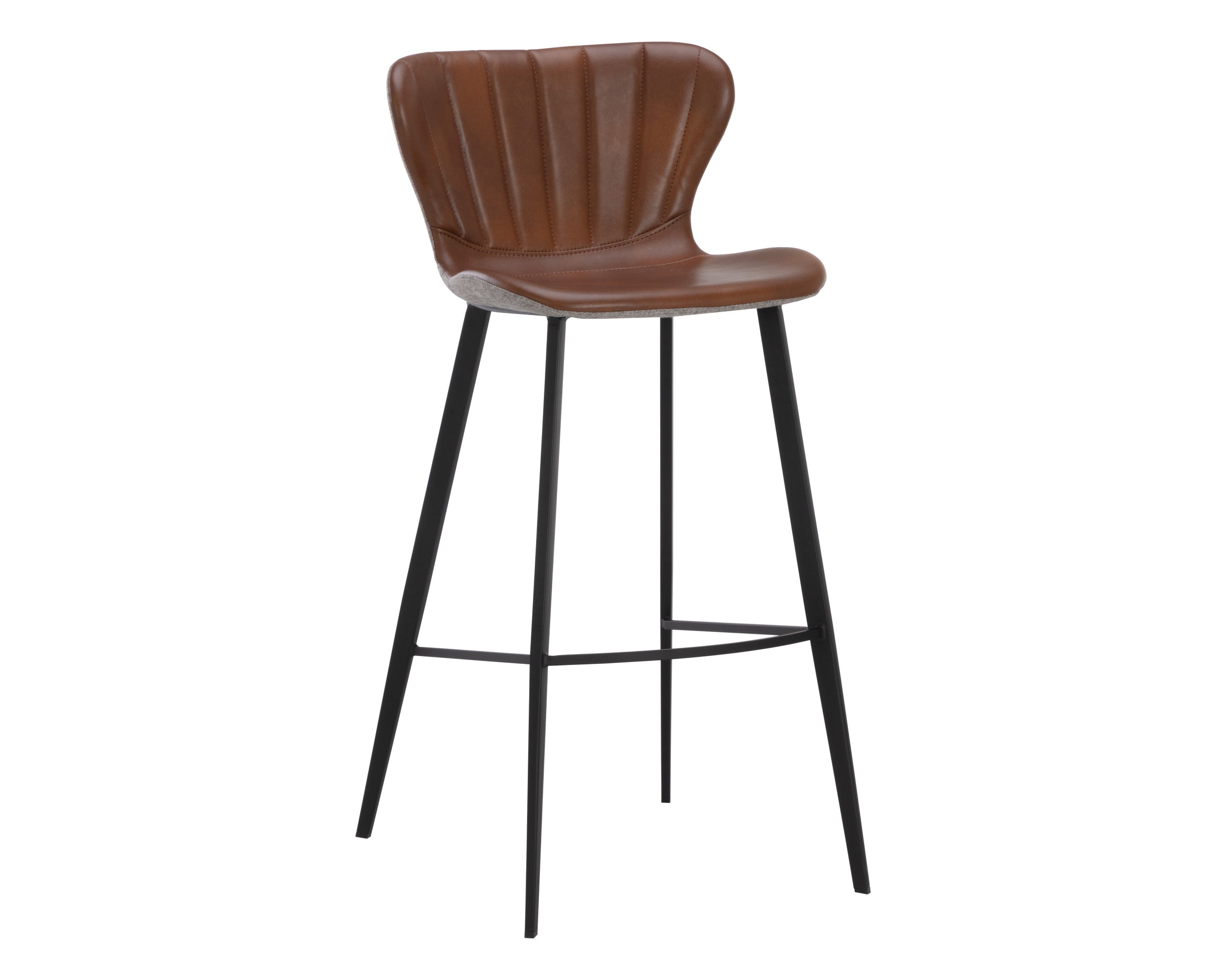 Arabella Barstool - Bravo Cognac / November Grey