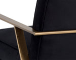 Kristoffer Lounge Chair - Abbington Black