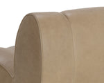 Blaise Swivel Lounge Chair - Sahara Sand Leather