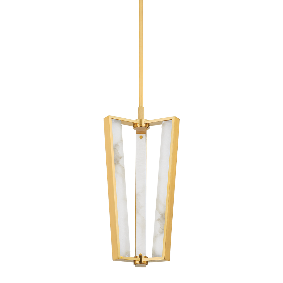 Hudson Valley Lighting Edgemere Pendant-Aged Brass