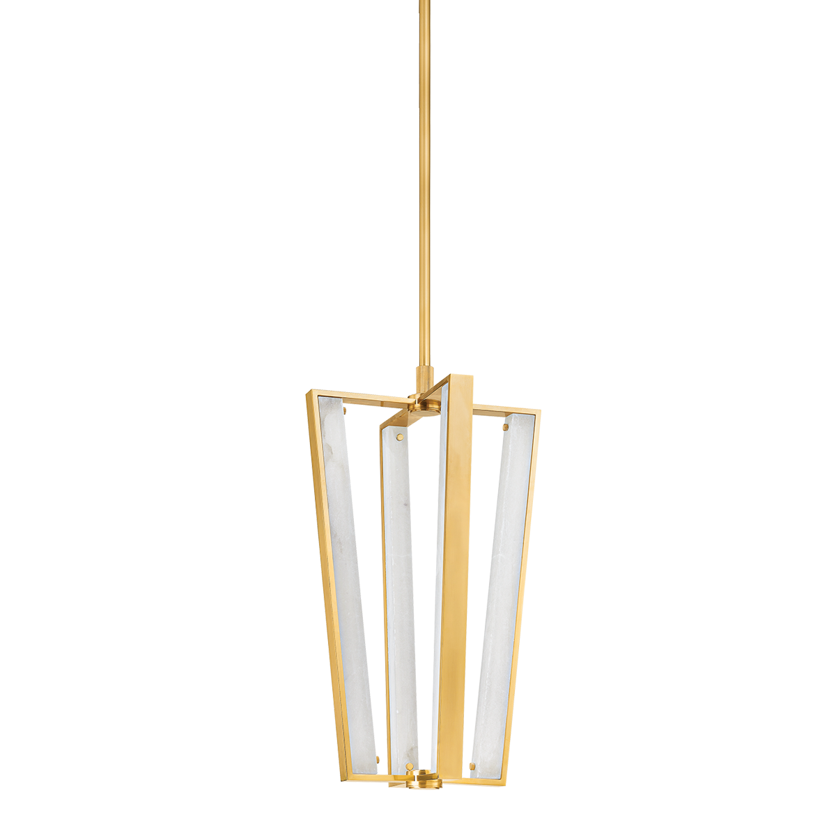 Hudson Valley Lighting Edgemere Pendant-Aged Brass