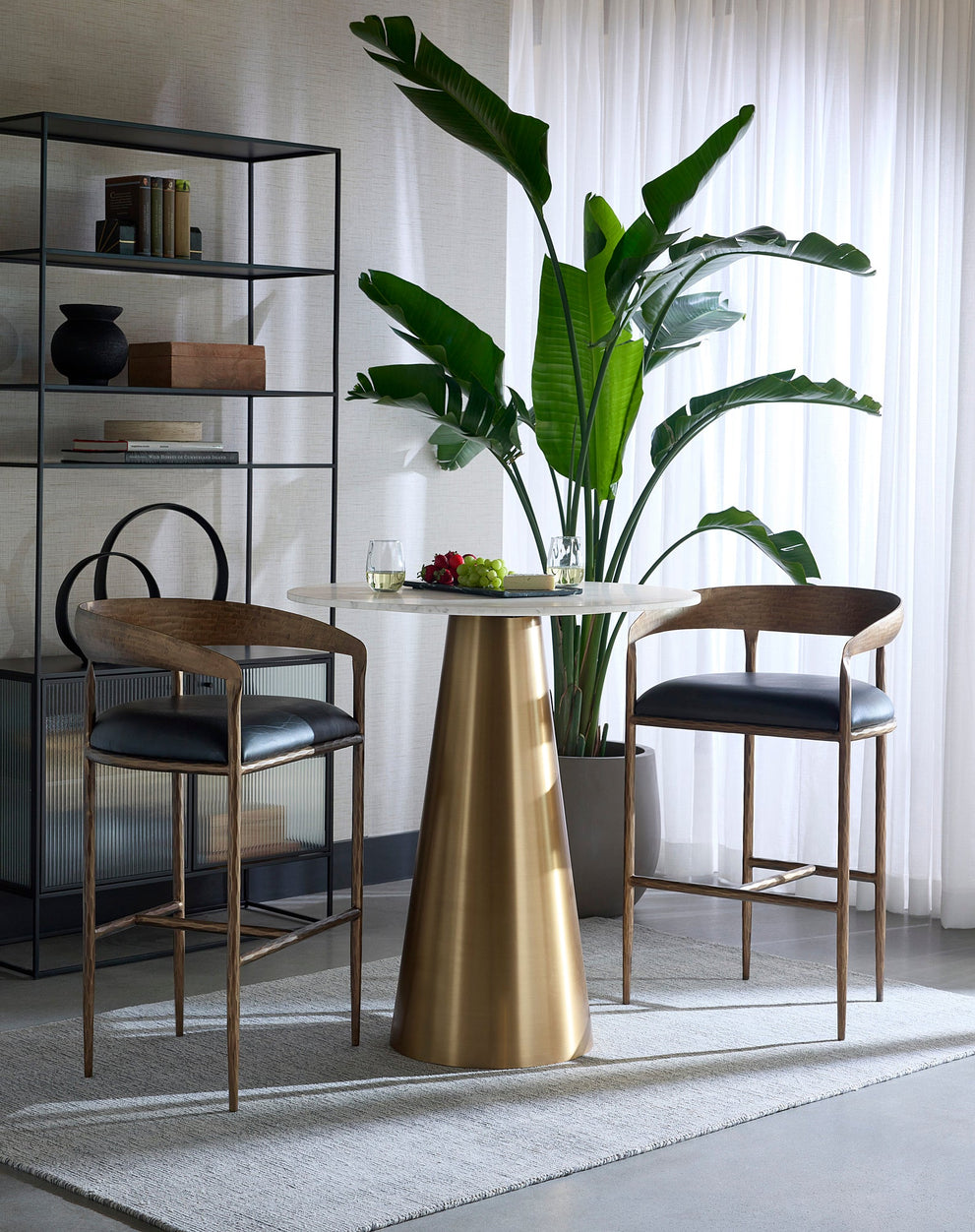 Damon Bar Table - Gold