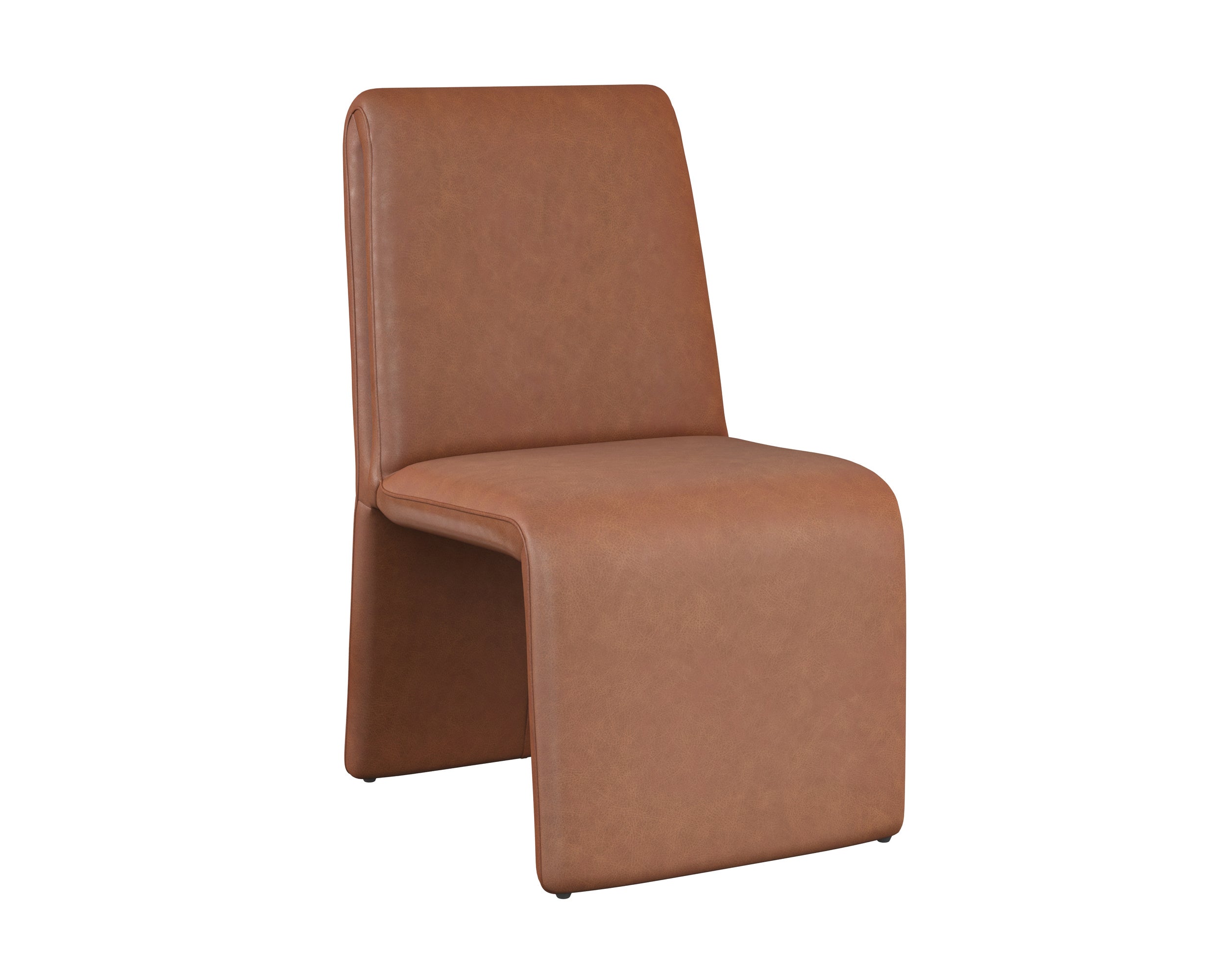 Cascata Dining Chair - Marseille Camel Leather