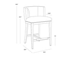 Hayden Counter Stool - Bravo Portabella