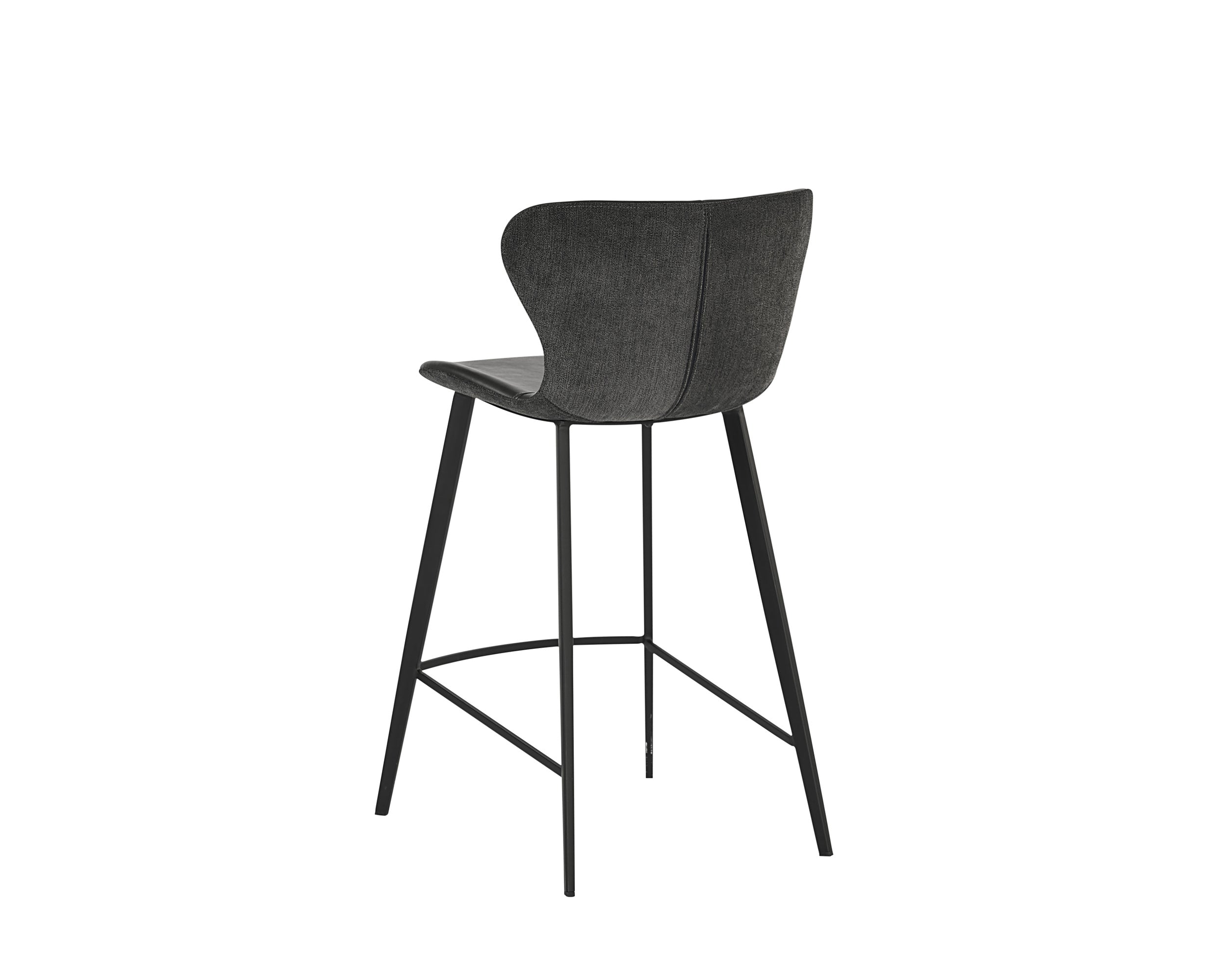 Arabella Counter Stool - Bravo Portabella / Polo Club Kohl Grey