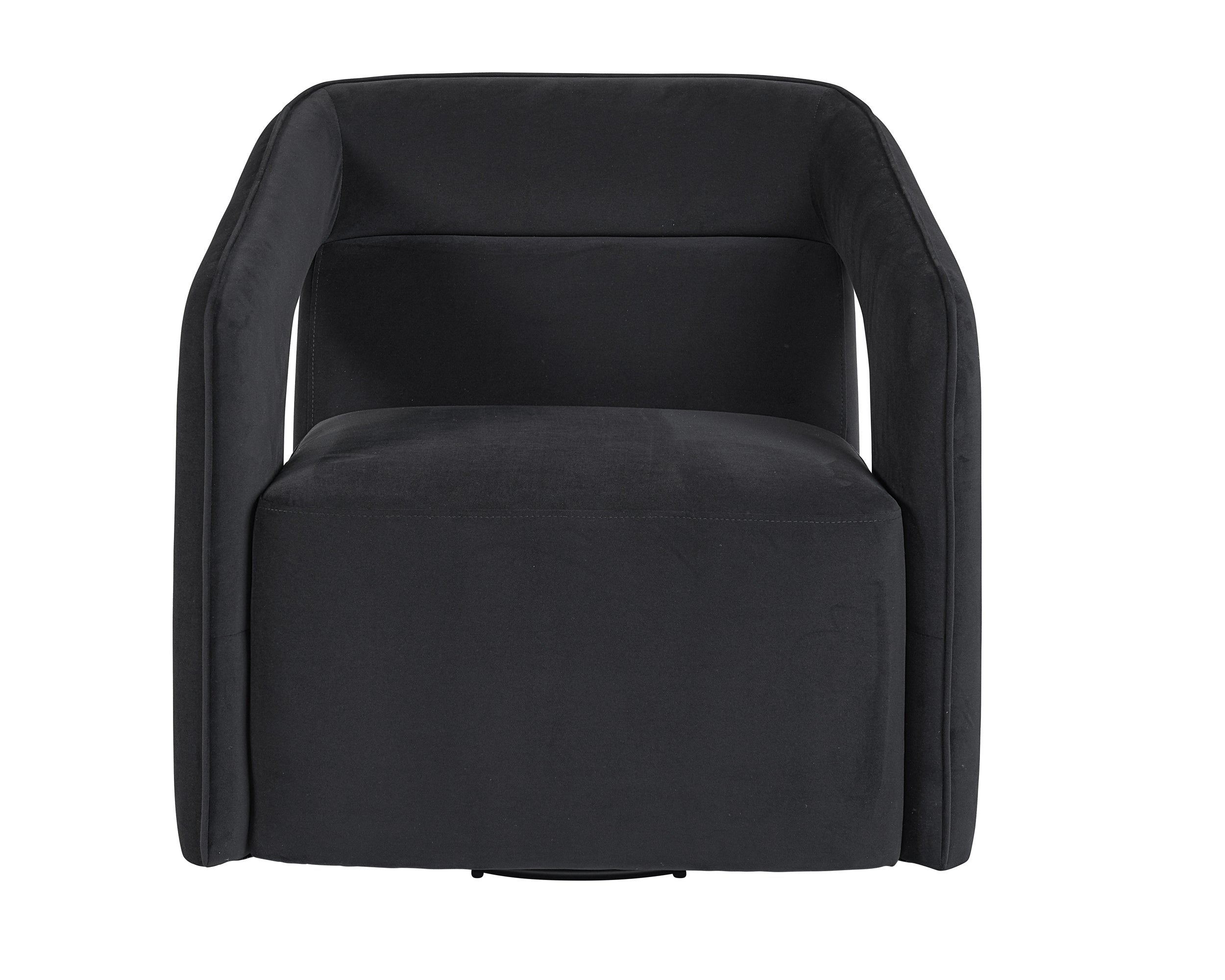 Kendrick Swivel Lounge Chair - Abbington Black