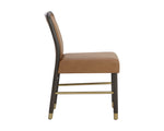 Jeno Dining Chair - Milliken Cognac