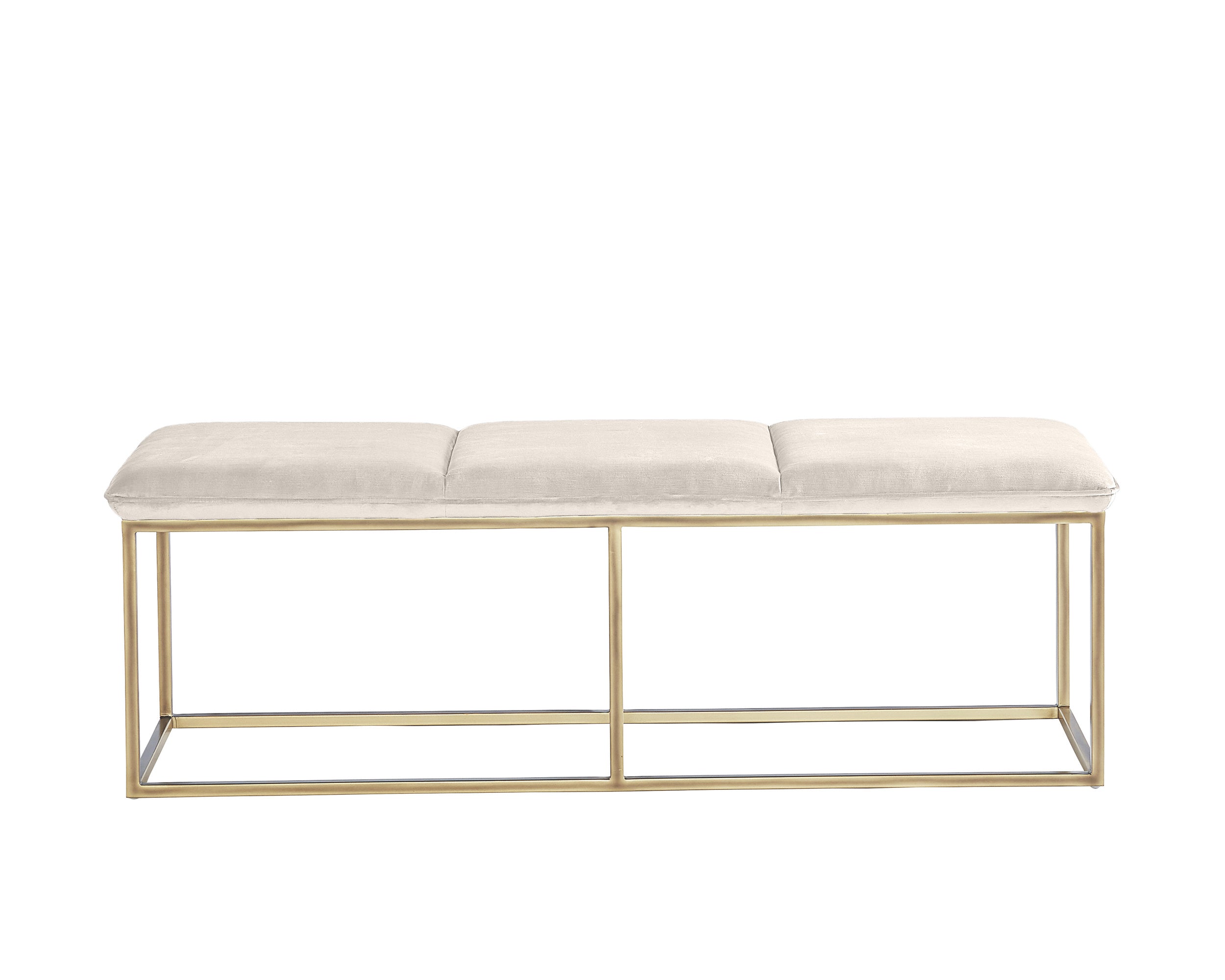 Alley Bench - Burnished Brass  Piccolo Prosecco