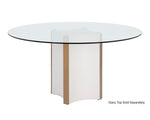 Danbury Dining Table Base - Modern Cream