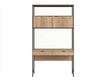 Ambrose Modular Wall Desk - Rustic Oak  Black