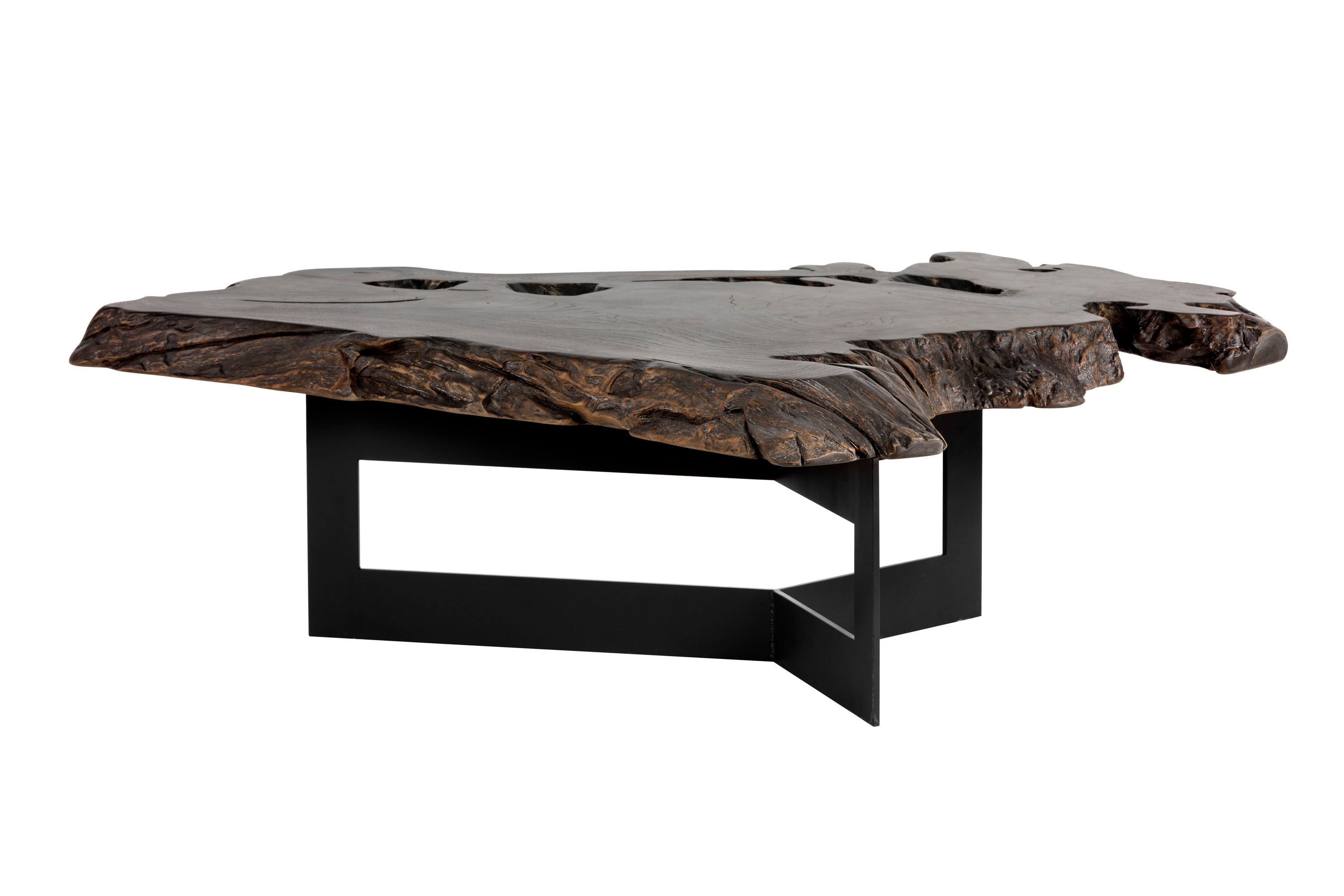 Wyatt Coffee Table - Black / Dark Brown