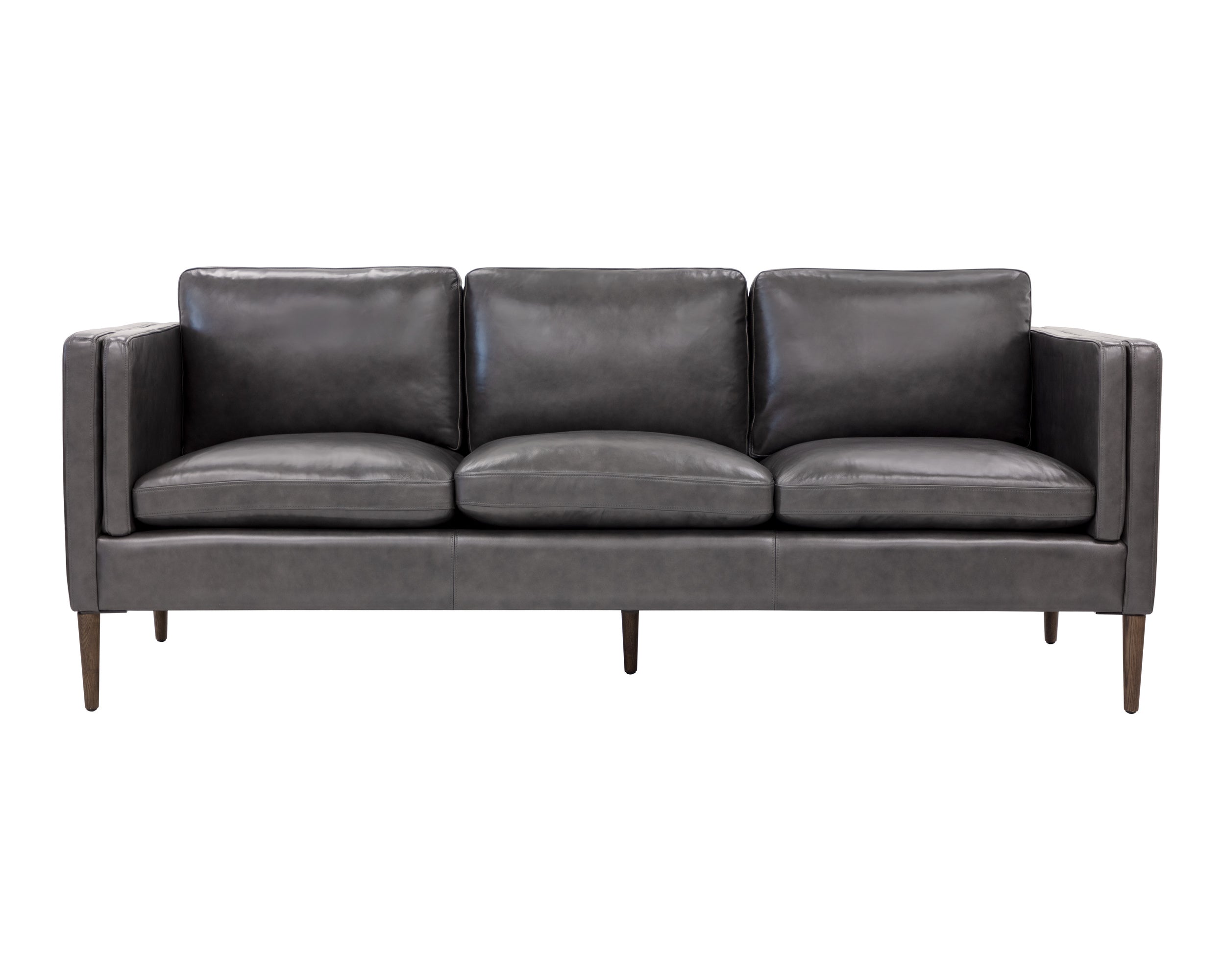 Richmond Sofa - Brentwood Charcoal Leather