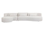 Laken Sofa Chaise - Laf  Copenhagen White