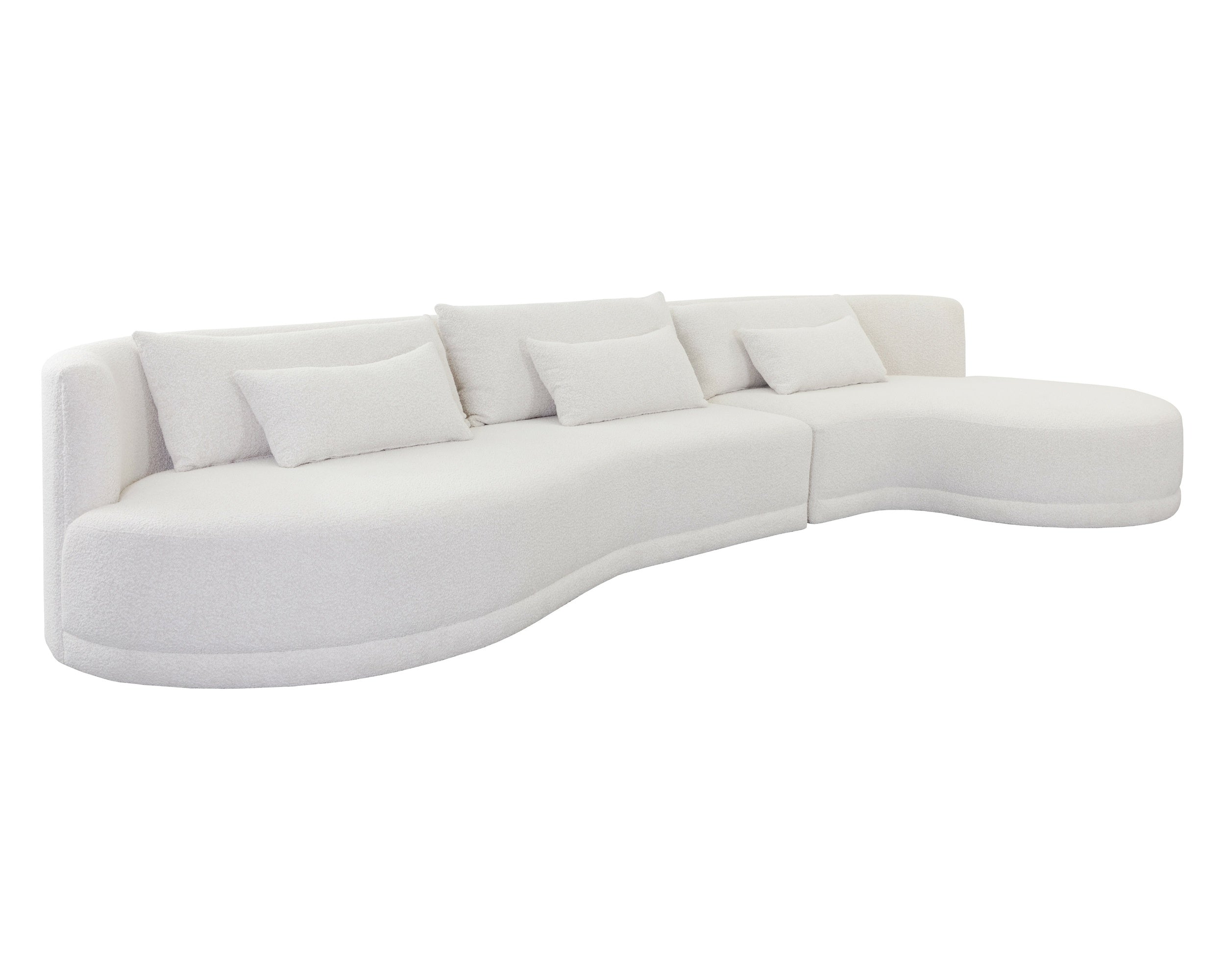 Laken Sofa Chaise - Raf  Copenhagen White