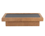 Azelia Coffee Table - Camel Leather