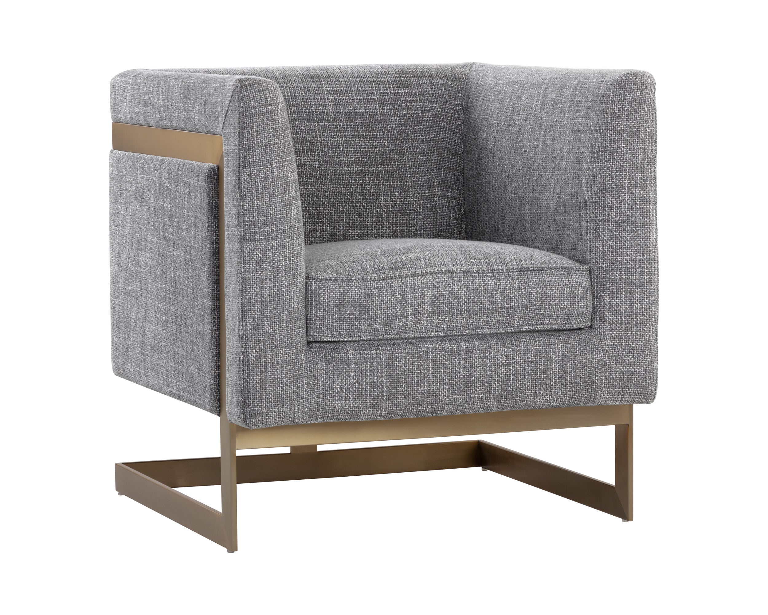 Yvette Armchair - Gold  Chacha Grey