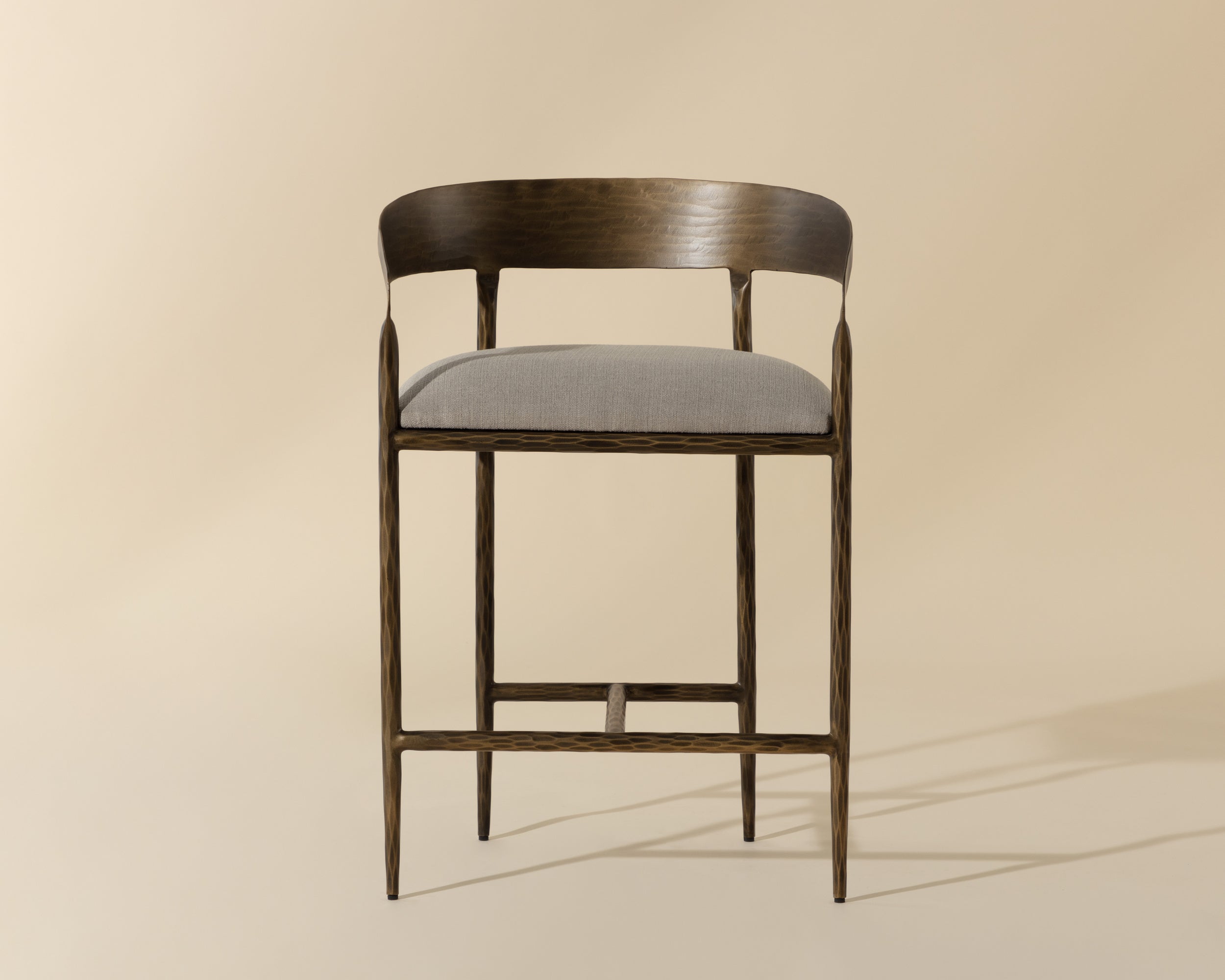 Zanatta Counter Stool - Zenith Taupe Grey