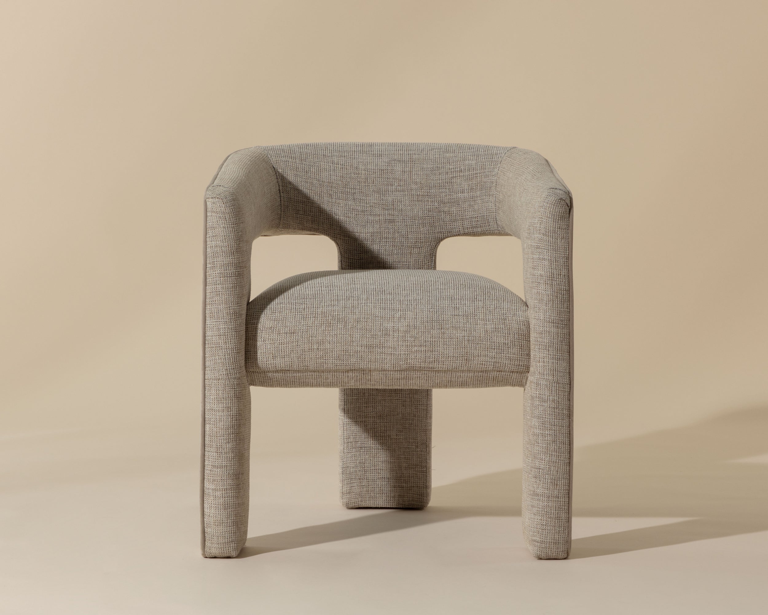 Krasner Dining Armchair - Rhapsody Sand