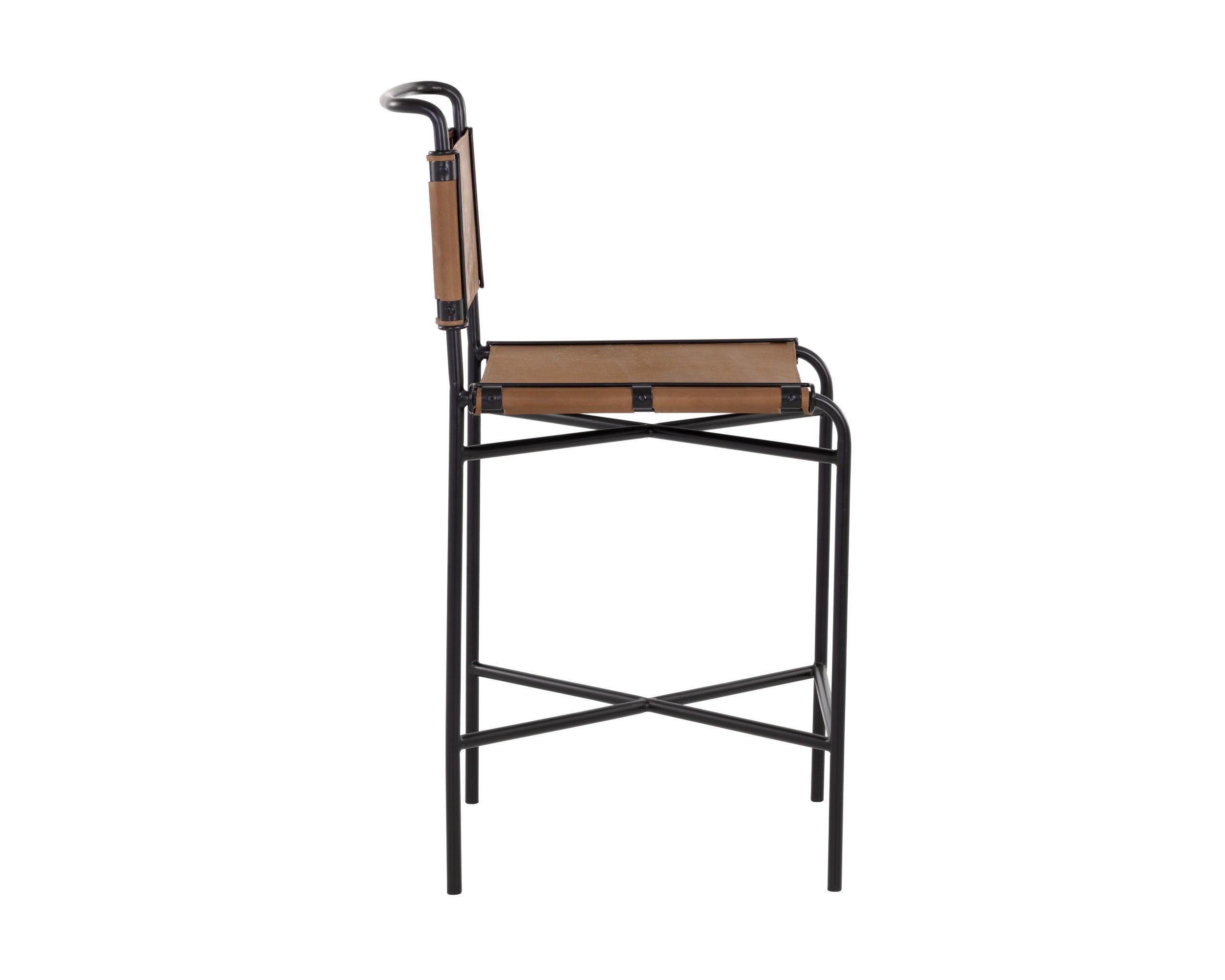 Corrigan Counter Stool - Cognac Leather