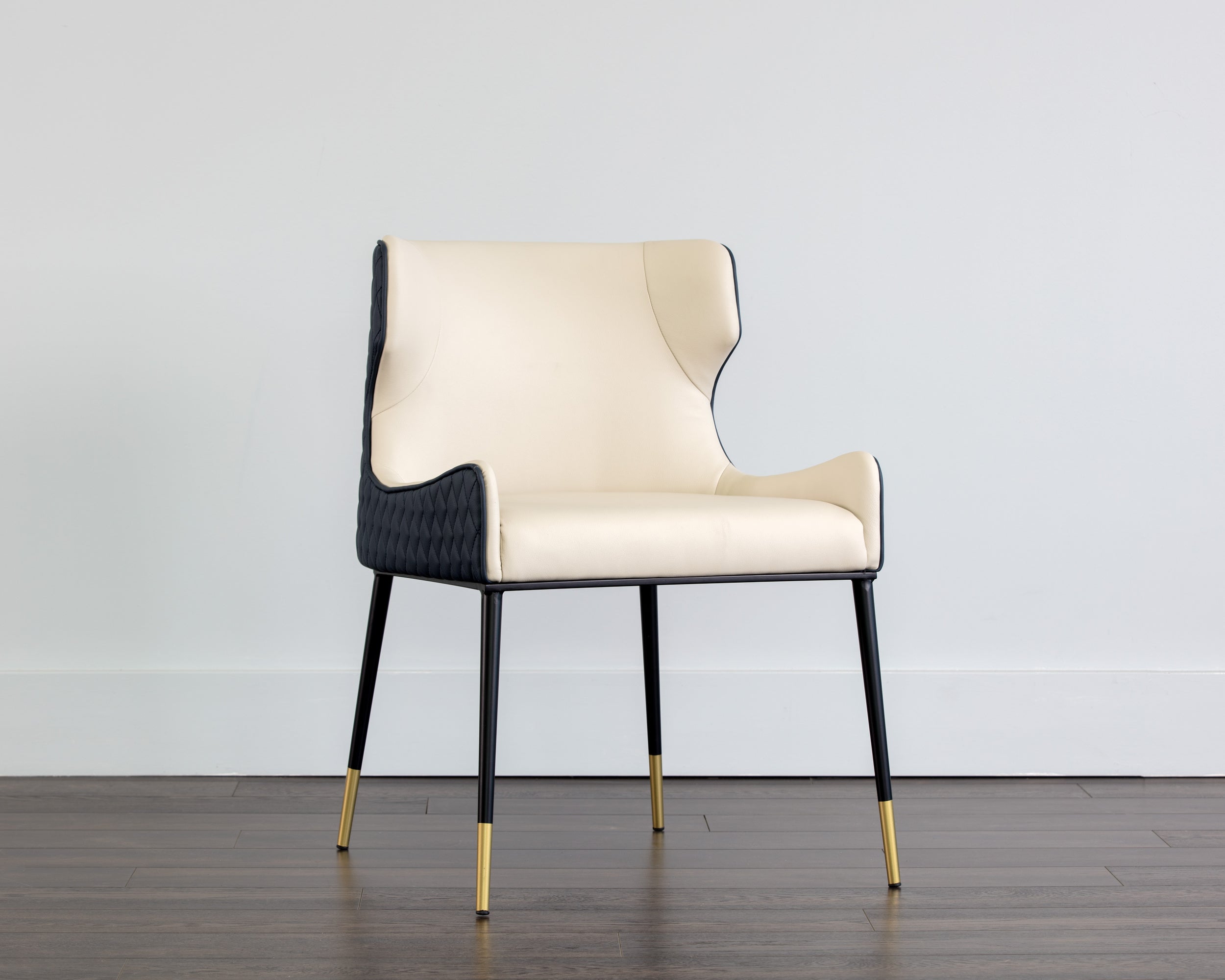 Gianni Dining Chair - Dillon Cream / Dillon Thunder