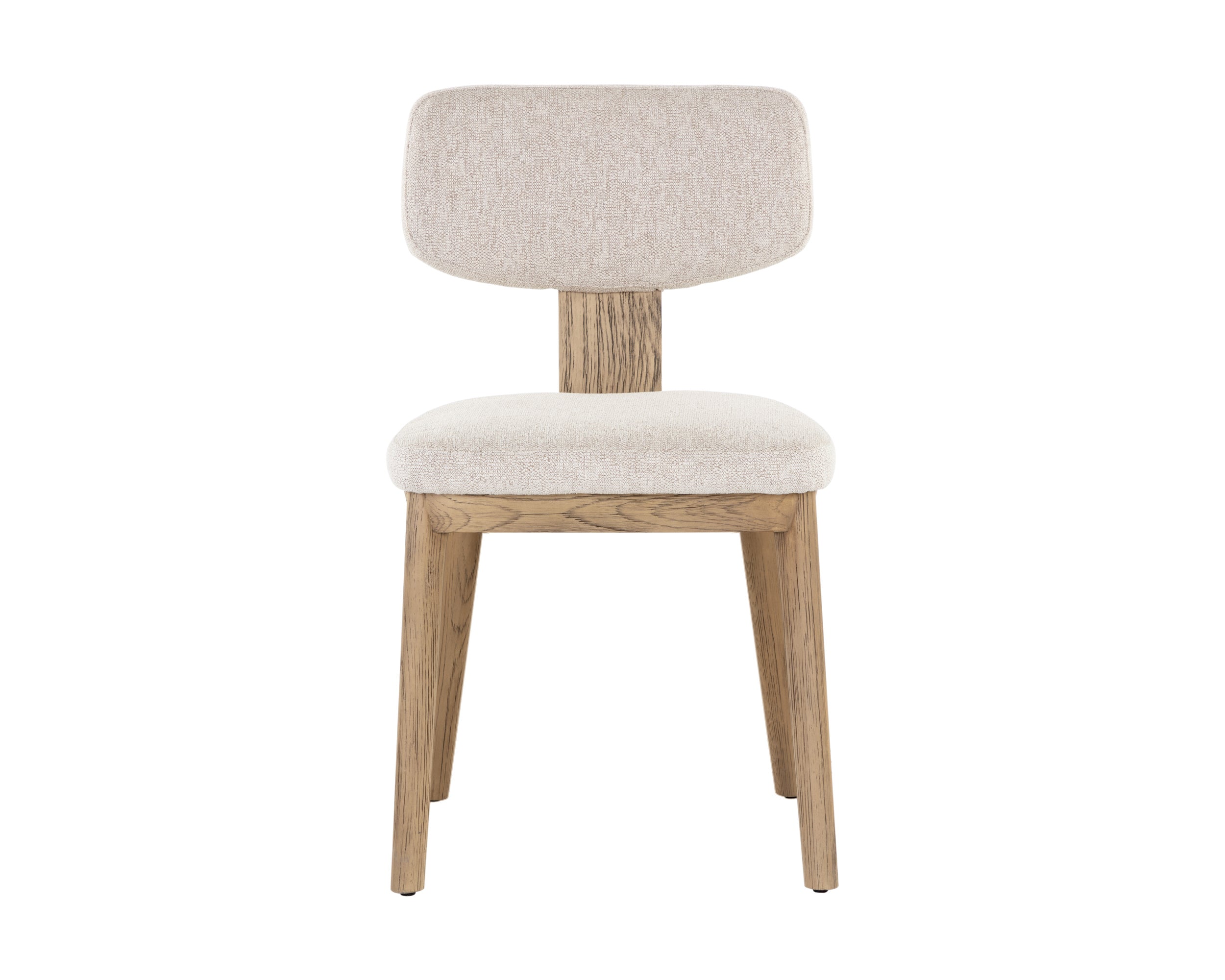 Rickett Dining Chair - Weathered Oak  Dove Cream