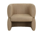 Tryor Lounge Chair - Sahara Sand Leather