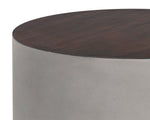 Diaz End Table - Grey  Wood Grain Brown